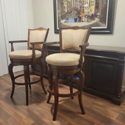 Pair of frontgate bar stools