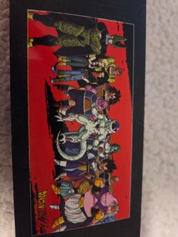 Dragonball z desk mat size 31 by 15