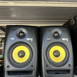 KRK Rokit 5 Gen 3 & m audio interface m track 2x2