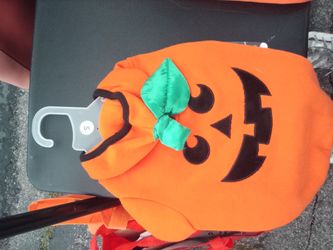 Pumpkin Halloween Pet Costume Size Small