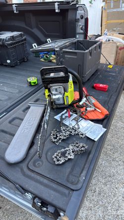 18 in. 38cc 2-Cycle Gas Chainsaw with Heavy-Duty Case