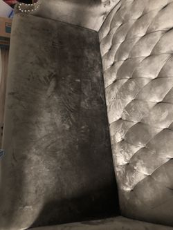Tufted setee bench