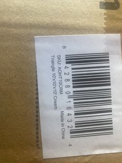 Sail Shades 10’-10’-10’ Cream Color 