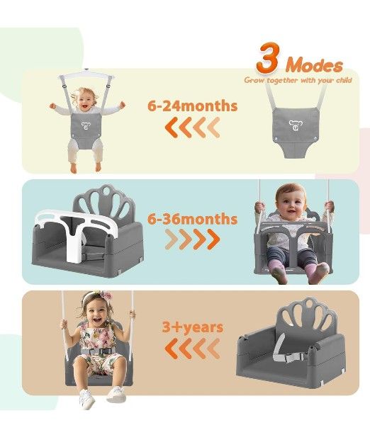 4 In 1 Baby To A Toddler Swing