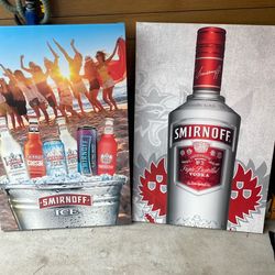 Advertising signs