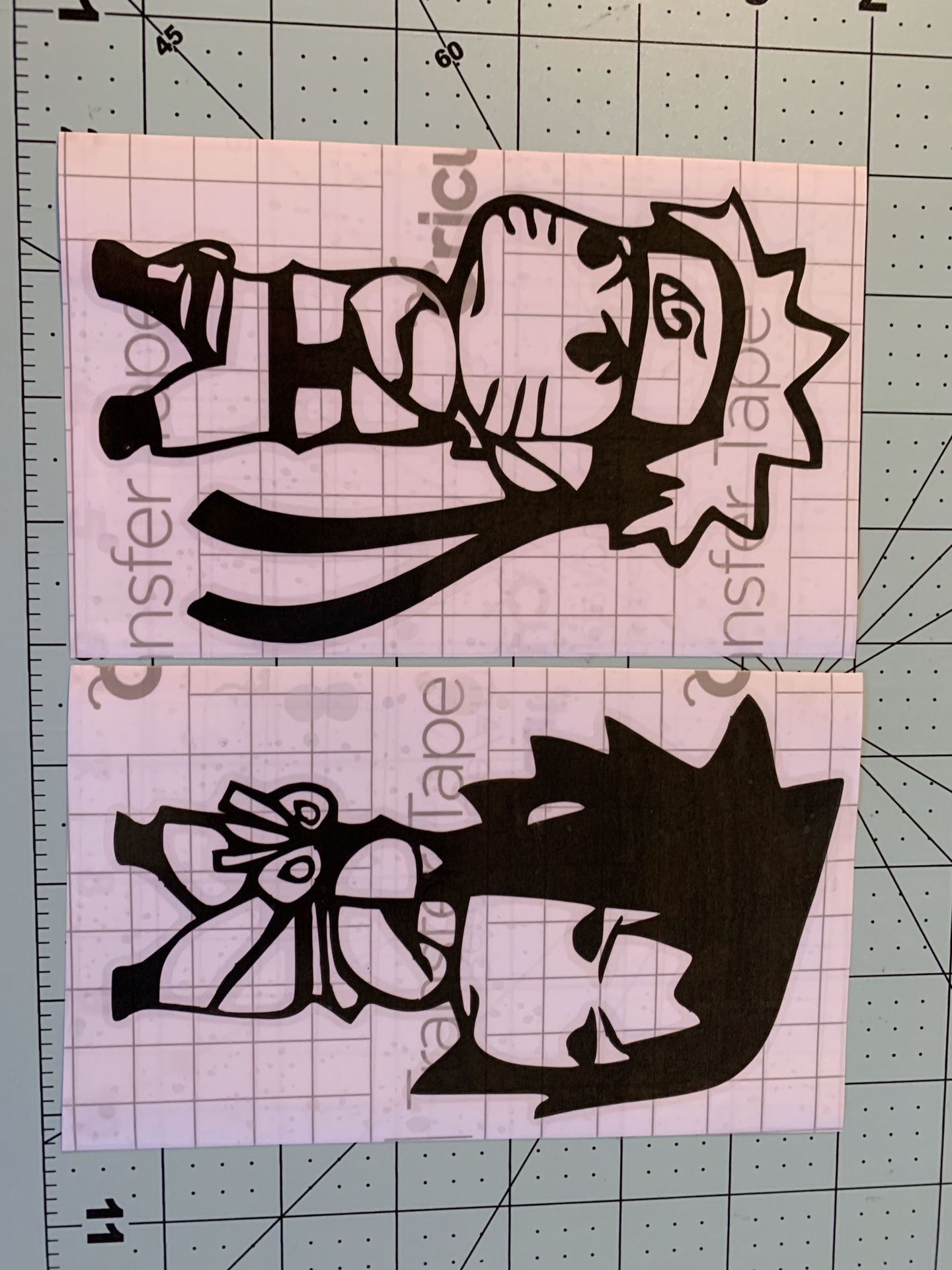 Naruto and sasuke decal