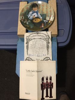 8-1/2” Reco Int Corp “Little Jack Horner” plate