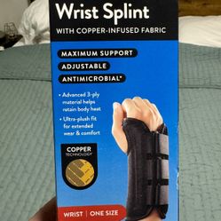 [BRAND NEW] Walgreens Wrist Splint w/ Copper Infused Fabric