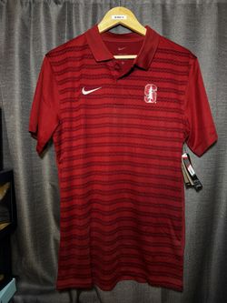 Nike Stanford 2024 Early Season Coaches Sideline Performance Polo Size: Small NEW 