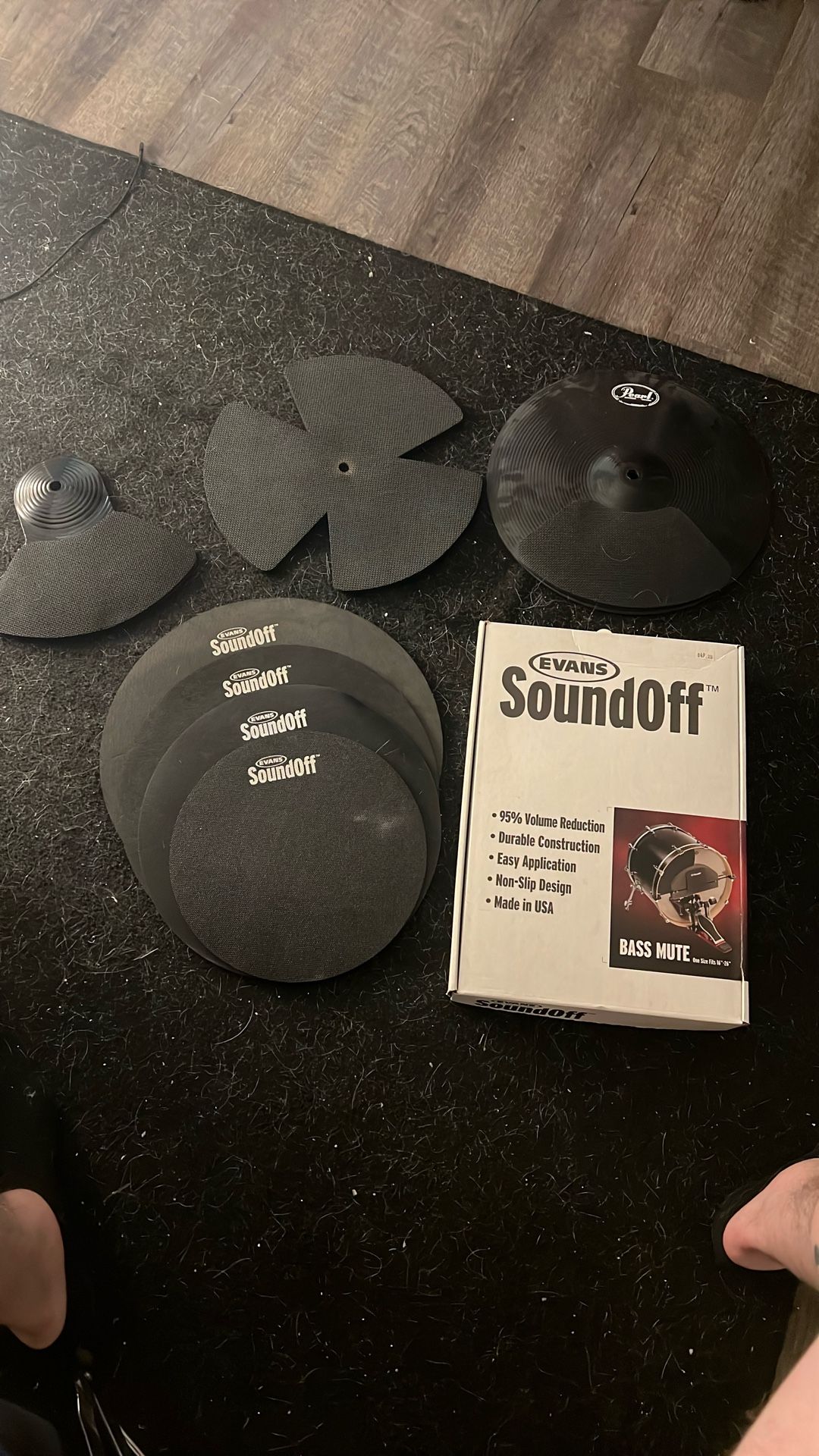 Evans & Pearl Drum Mutes