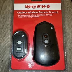 Merry Brite Outdoor Wireless Remote Control Outlet (New)