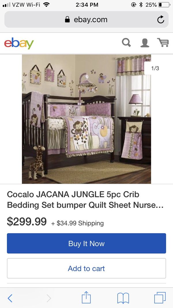 Cocalo Jacana Jungle Crib Set For Sale In Newport News Va Offerup