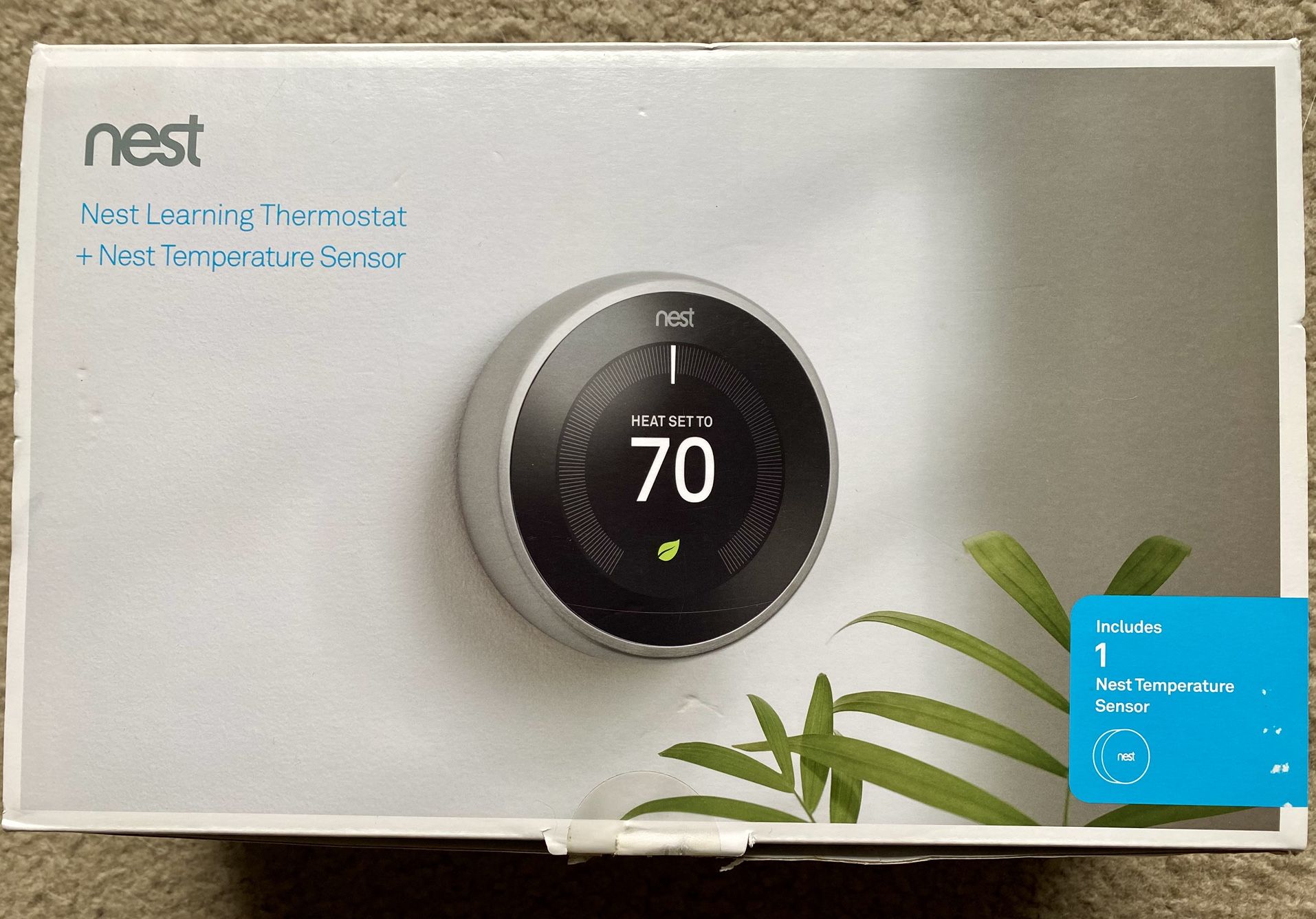 New Nest Learning Thermostat and Temperature Sensor