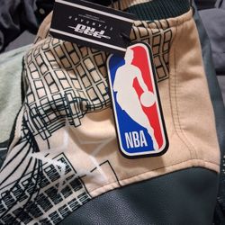 Men's 3x Milwaukee Bucks Leather Coat