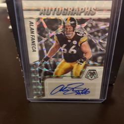 Alan Faneca 22/25 - Auto Mosaic White - 2022 Panini Mosaic