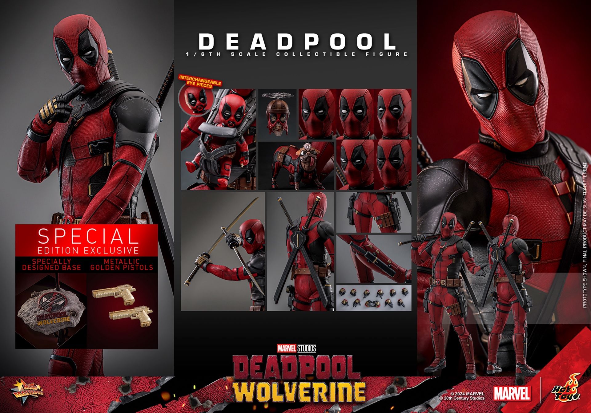 Hot Toys Deadpool And Wolverine Special Edition 1/6 Scale Brand New