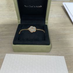 Van Cleef & Arpels Lucky Spring Bracelet, plum Blossom