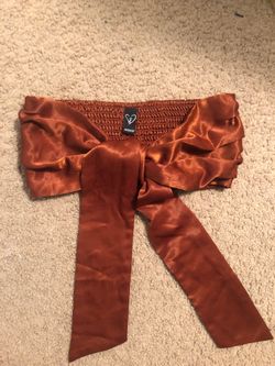Windsor copper silk top