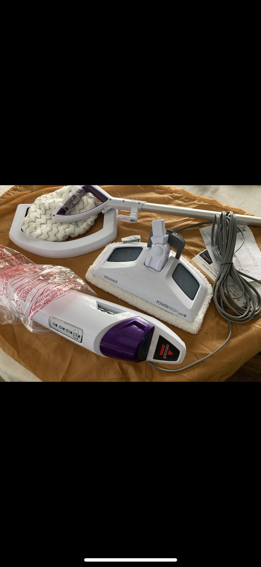 Bissel PowerFresh® Pet Scrubbing & Sanitizing Steam Mop (new Open Box) Retail $92