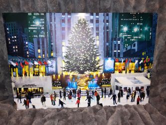 Large LED light up painting