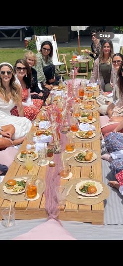 Beautiful wooden low tables