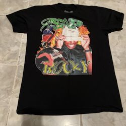 Sergio Calabasas Medium ASAP Rocky Rap T Shirt Band Tee Double Sided