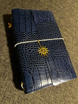 Leather notebook