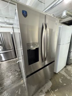Stainless Steel French Door Refrigerator with Ice Dispenser
