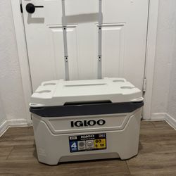 Igloo 60 Qt Wheeled Cooler w/ Handle – New! Never Used