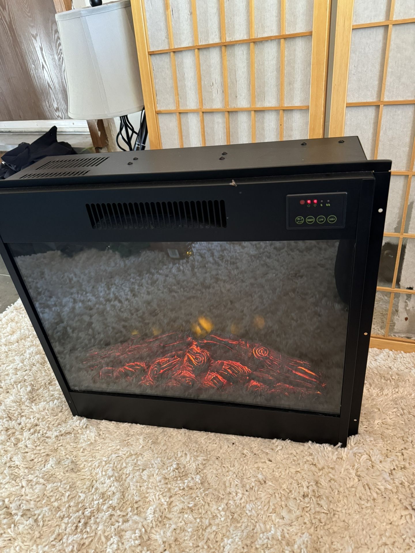 Electric Fireplace 22x21x8in