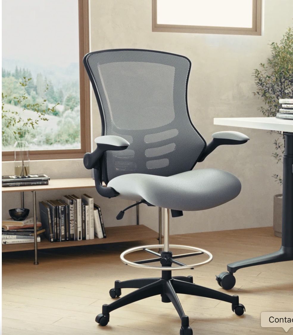 iHome Studio Dark Gray Drafting Chair