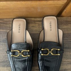 Torrid Black Patent Mule Loafers – Women’s Size 9 – $20 OBO