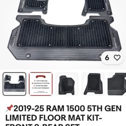 2019 Ram Limited Floor Mats
