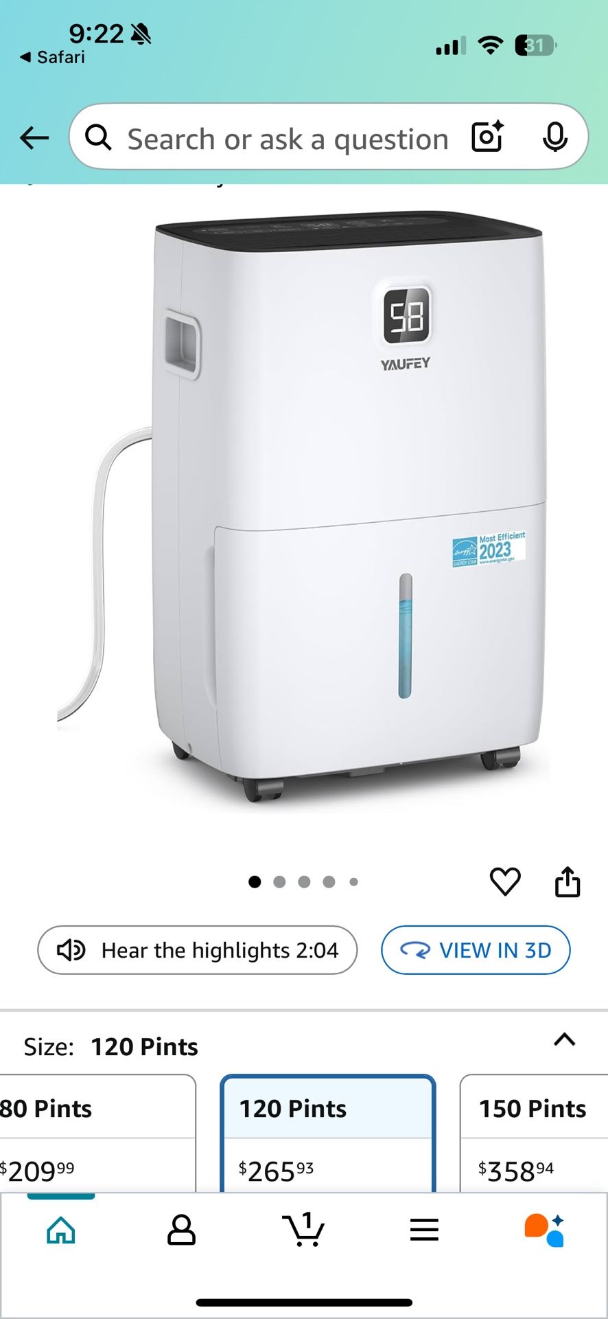 Air Dehumidifier