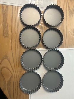 8 tartlet pans