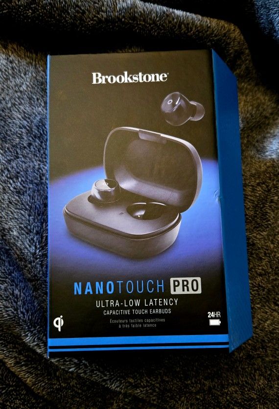 Brookstone NanoTouch PRO Earbuds