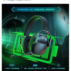 Sponsored  Visit the KAPEYDESI Store 4.6 4.6 out of 5 stars 966 Wireless Gaming Headset for PS5, PS4, PC, Nintendo Switch, Bluetooth 5.3 Gaming Headse