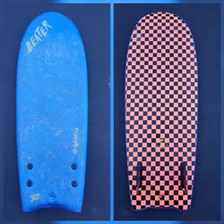 Beater 54 twin fin catch surf surfboard bodyboard boogie board