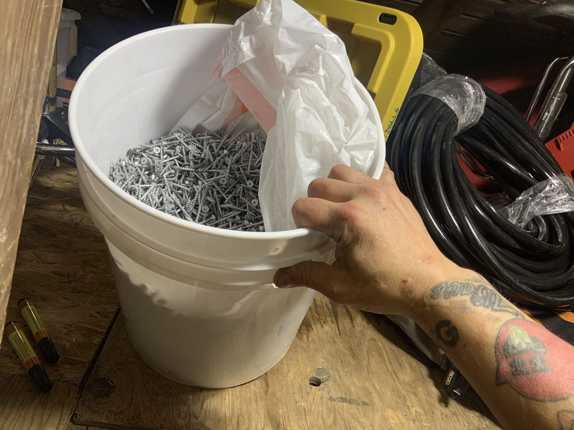 5 Gallon Bucket Of Screws