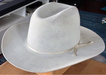 Rands Custom Cowboy Hat 7 3/8 - 7 1/2 Silverbelly (read description)