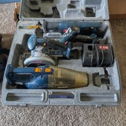 Ryobi Tool Set 18. 0 Volts Needs  A Battery 