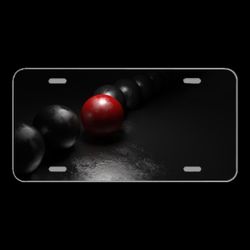 License Plate Novelty Car Front Render Computer Graphics 3D