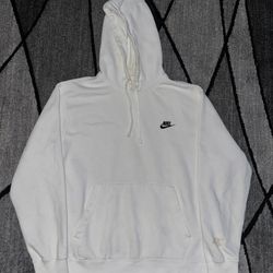 white nike hoodie