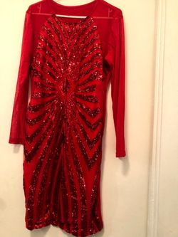 Red dress