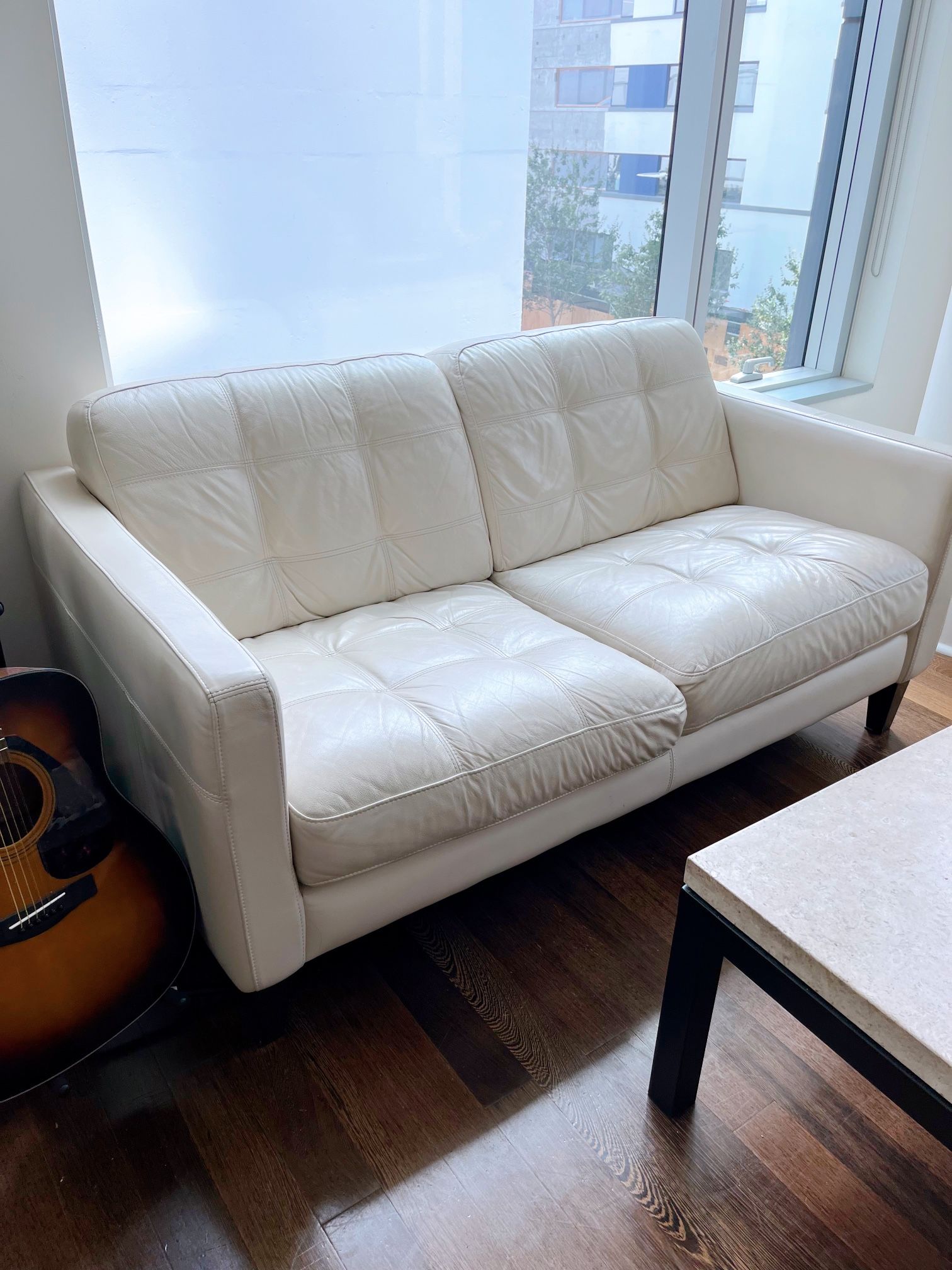 Sofa Coach - Genuine Leather From Restoration Hardware