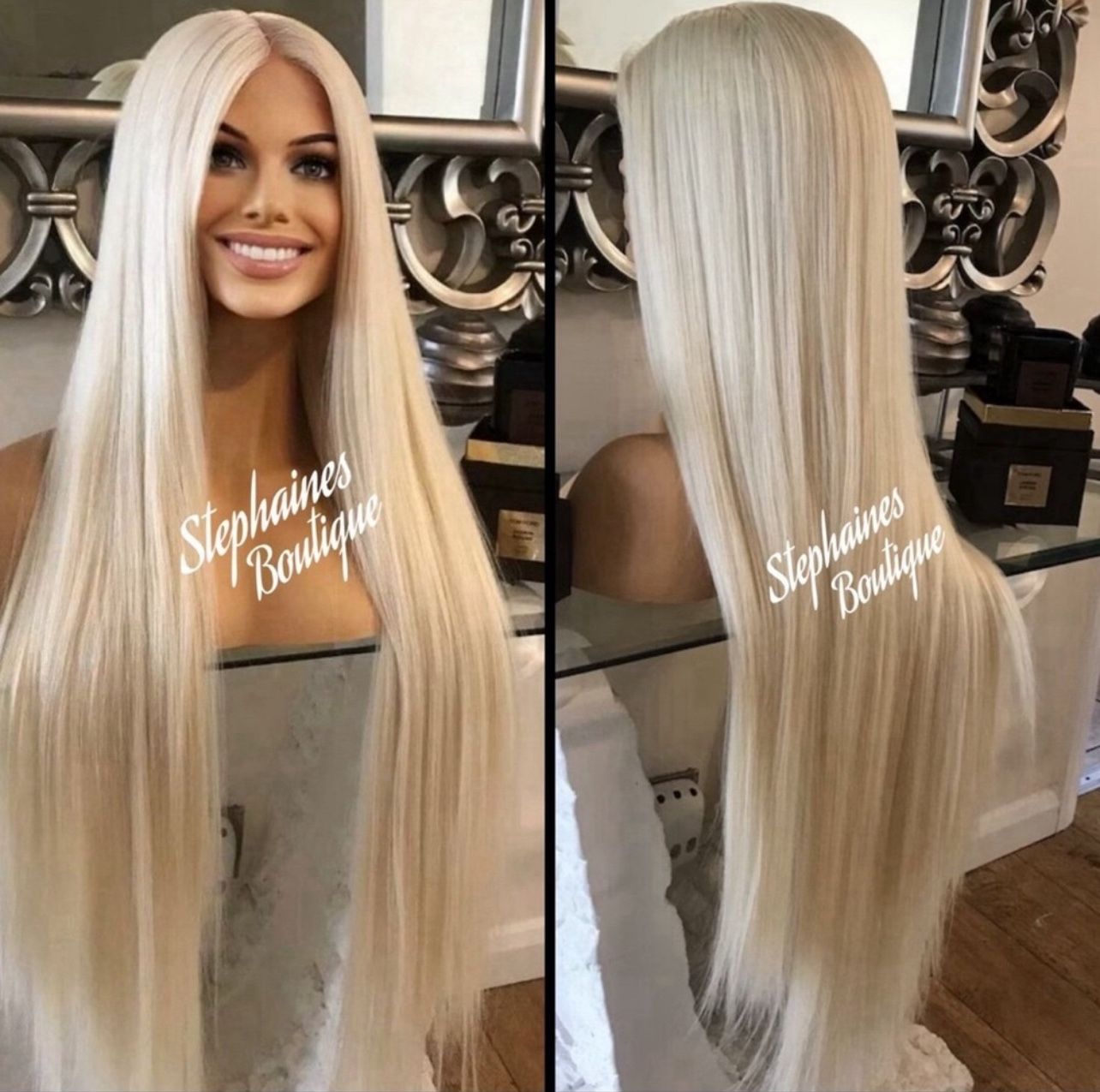 Human Hair Blended Lace Front Wig