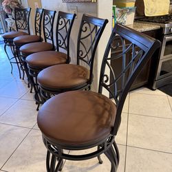 set of 6 new bar stool