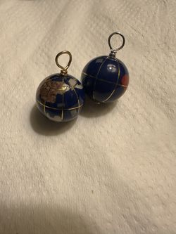 Lapis Globe Pendant