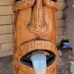 Hand carved Tiki