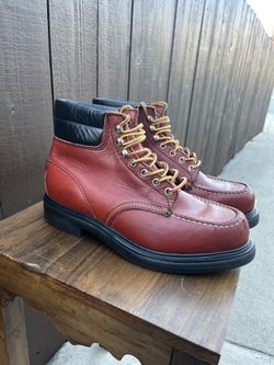 Red Wing 204 Supersole Moc Toe Vintage Size 7.5D